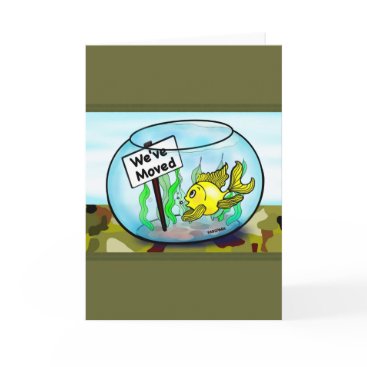 We've Moved Military goldfish fish tank cartoon Announcement We've Moved Military goldfish fish tank cartoon Announcement