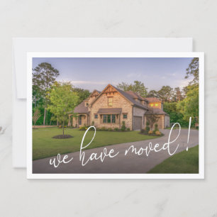 We've Moved Modern Photo Moving Announcement