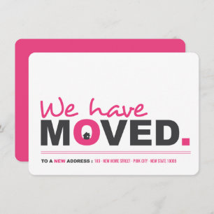 We've Moved Moving Announcement Housewarming Party