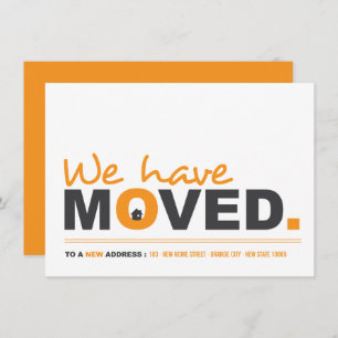 We've Moved Moving Announcement Housewarming Party