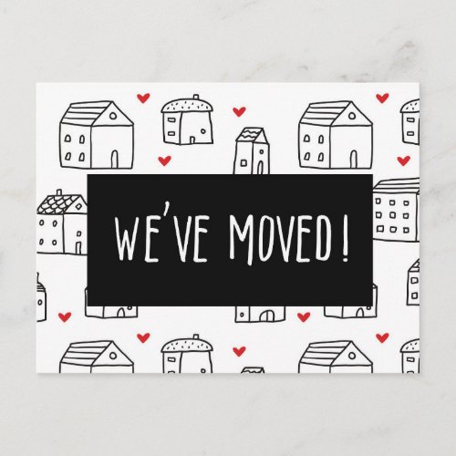 Weve Moved Moving Announcement Postcard