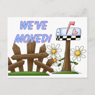 We've Moved Moving Notice Announcement Postcard