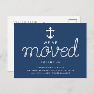 We've Moved Nautical Anchor Moving Announcement