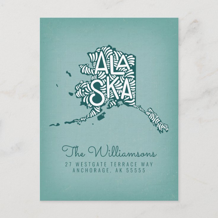 We've Moved New Address Alaska Postcard Zazzle