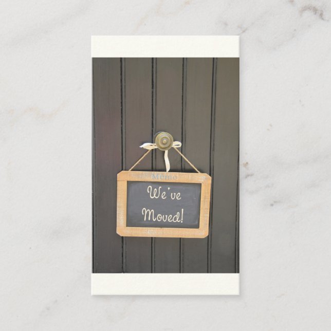 We've Moved - New Address Announcement (Front)
