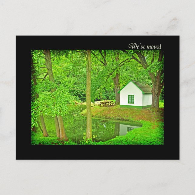 We've moved - new address announcement postcard (Front)