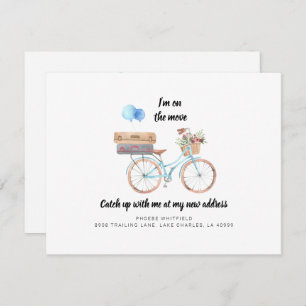 We've Moved New Address Bicycle Moving Announcement