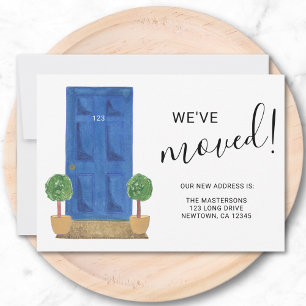 We've Moved New Address Blue Door Announcement
