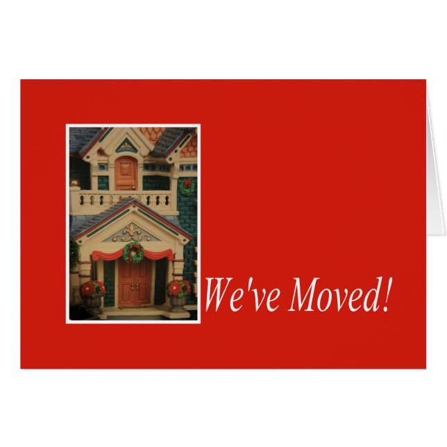 We've Moved - New Address Christmas Card (Front Horizontal)