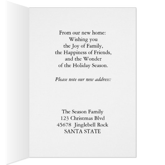 We've Moved - New Address Christmas German pointer (Inside (Right))