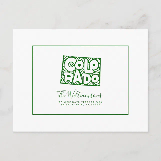 We've Moved New Address Colorado Postcard Zazzle