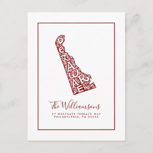 We've Moved New Address Delaware Postcard