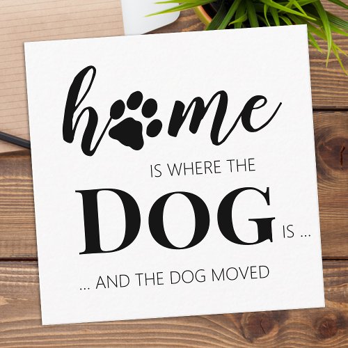 Weve Moved New Address Dog Moving Announcement