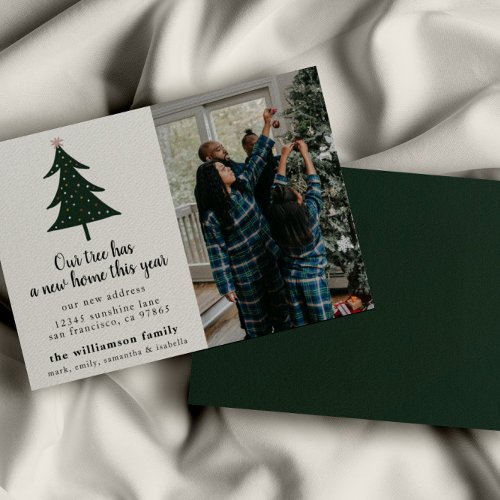 Weve Moved New Address Holiday Photo Announcement