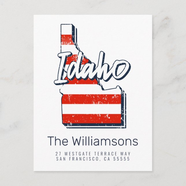 We've Moved | New Address | Idaho Postcard (Front)