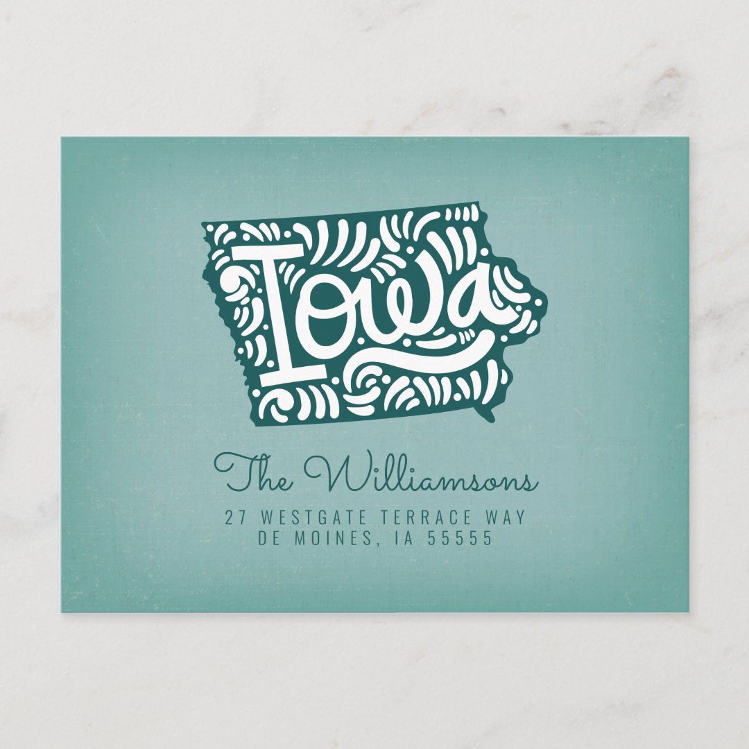 We've Moved New Address Iowa Postcard Zazzle