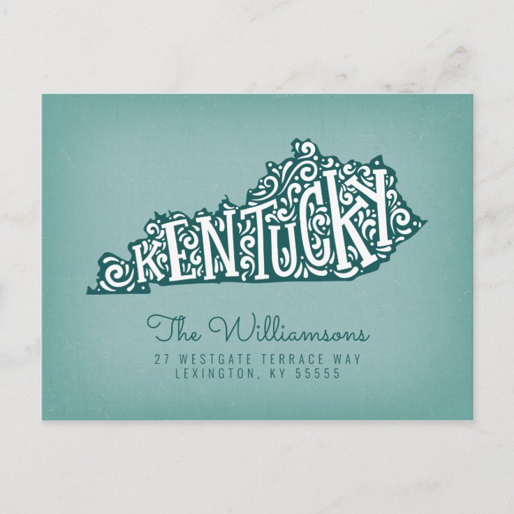 We've Moved New Address Kentucky Postcard Zazzle