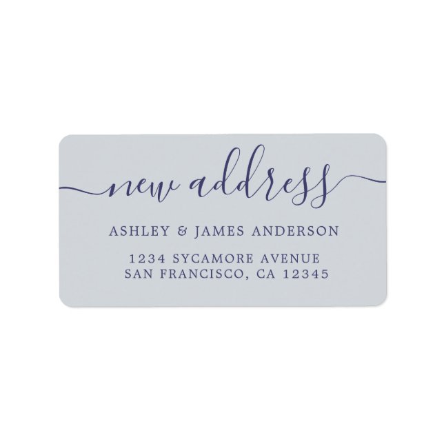 We've Moved New Address label (Front)