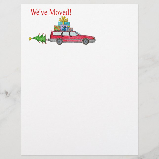 We've Moved! New Address Letterhead (Front)