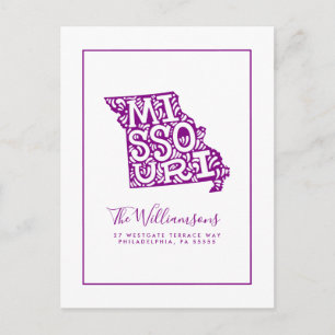 We've Moved New Address Missouri Postcard