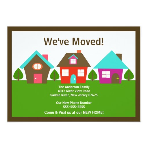 We've Moved New Address Moving Announcement | Zazzle