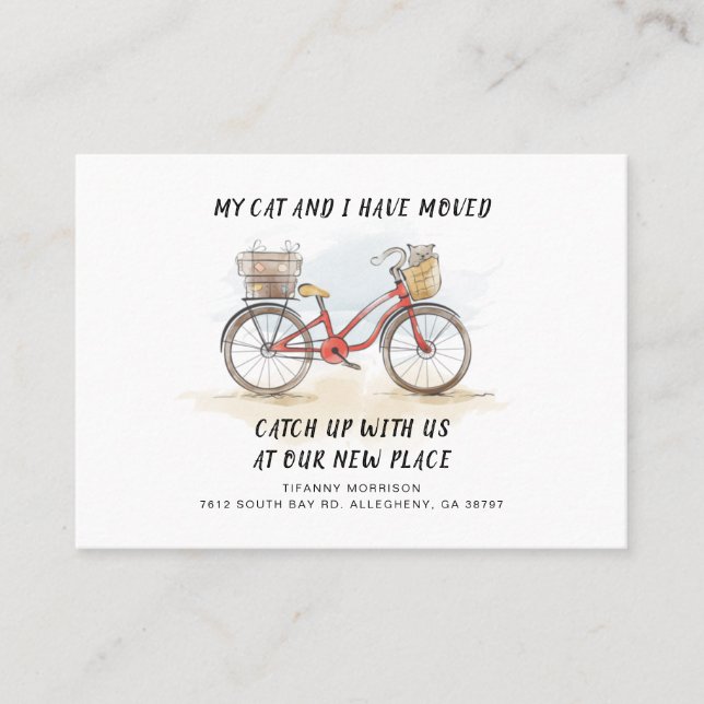 We've Moved New Address Moving Announcement (Front)