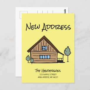 We've Moved New Address Moving Announcement Postcard