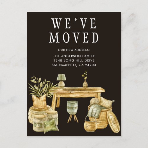 Weve Moved New Address Moving Announcement Postcard