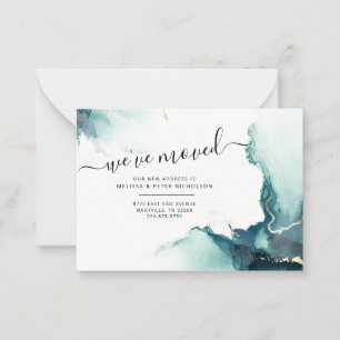 We've Moved New Address Moving Note Card