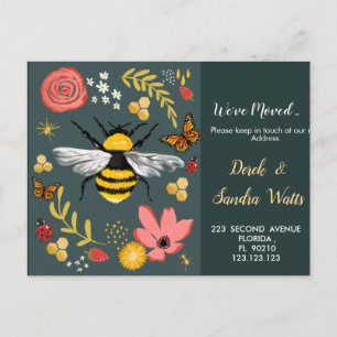 We've moved New address nature Announcement Postcard