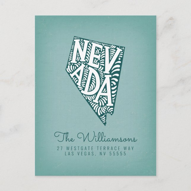 We've Moved | New Address | Nevada Postcard (Front)