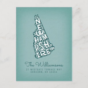 We've Moved   New Address   New Hampshire Postcard
