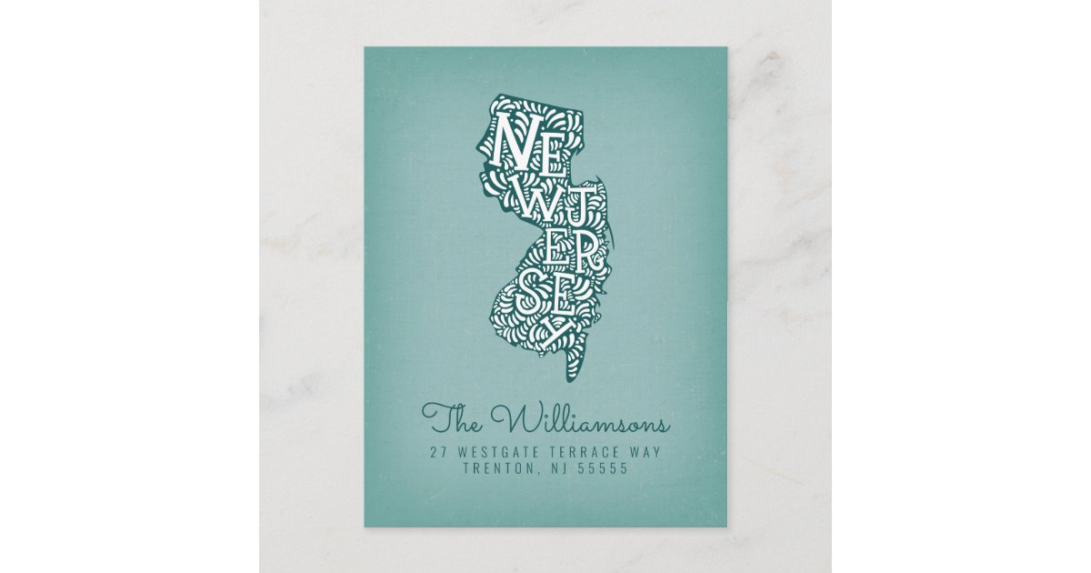 We've Moved New Address New Jersey Postcard Zazzle