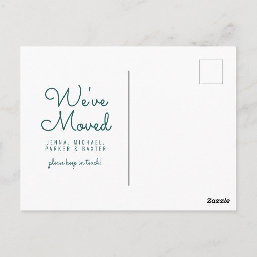 We've Moved New Address New Jersey Postcard Zazzle