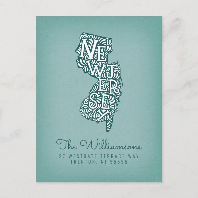 We've Moved | New Address | New Jersey Postcard (Front)