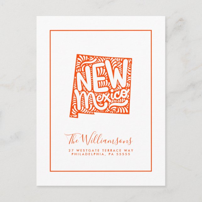 We've Moved | New Address | New Mexico Postcard (Front)