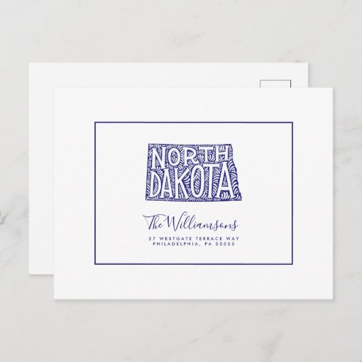 We've Moved New Address North Dakota Postcard Zazzle