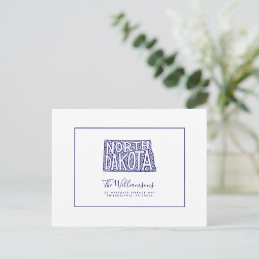 We've Moved New Address North Dakota Postcard Zazzle