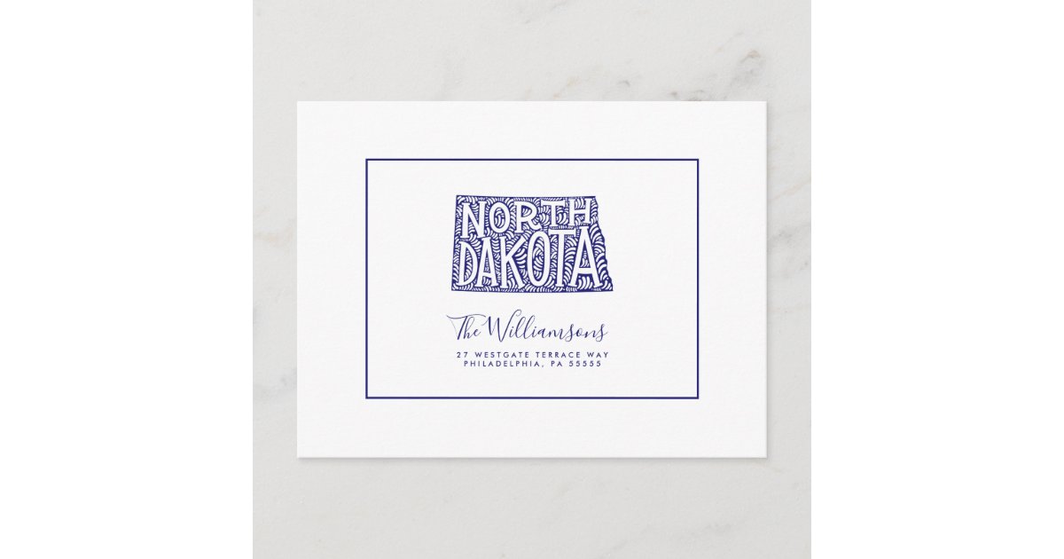 We've Moved New Address North Dakota Postcard Zazzle