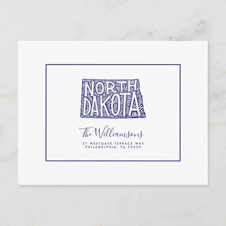 We've Moved New Address North Dakota Postcard Zazzle