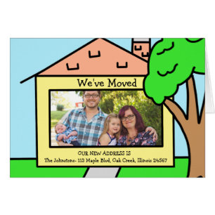 We've Moved New Address Notifications Cards