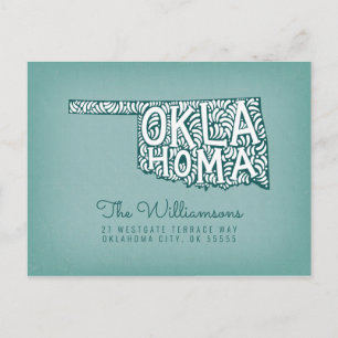 We've Moved New Address Oklahoma Postcard