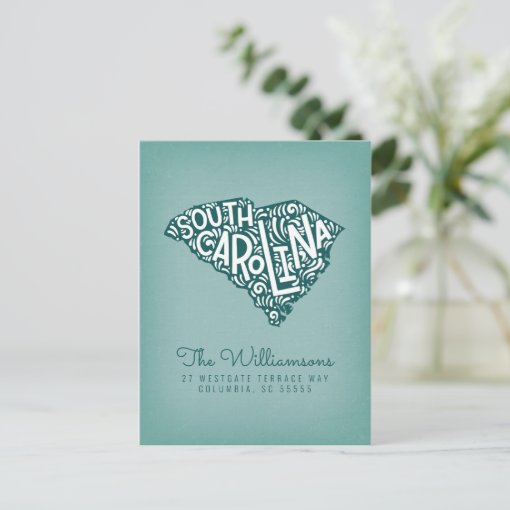 We've Moved New Address South Carolina Postcard Zazzle