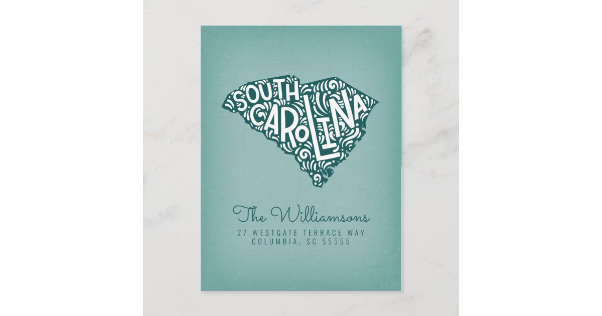 We've Moved New Address South Carolina Postcard Zazzle