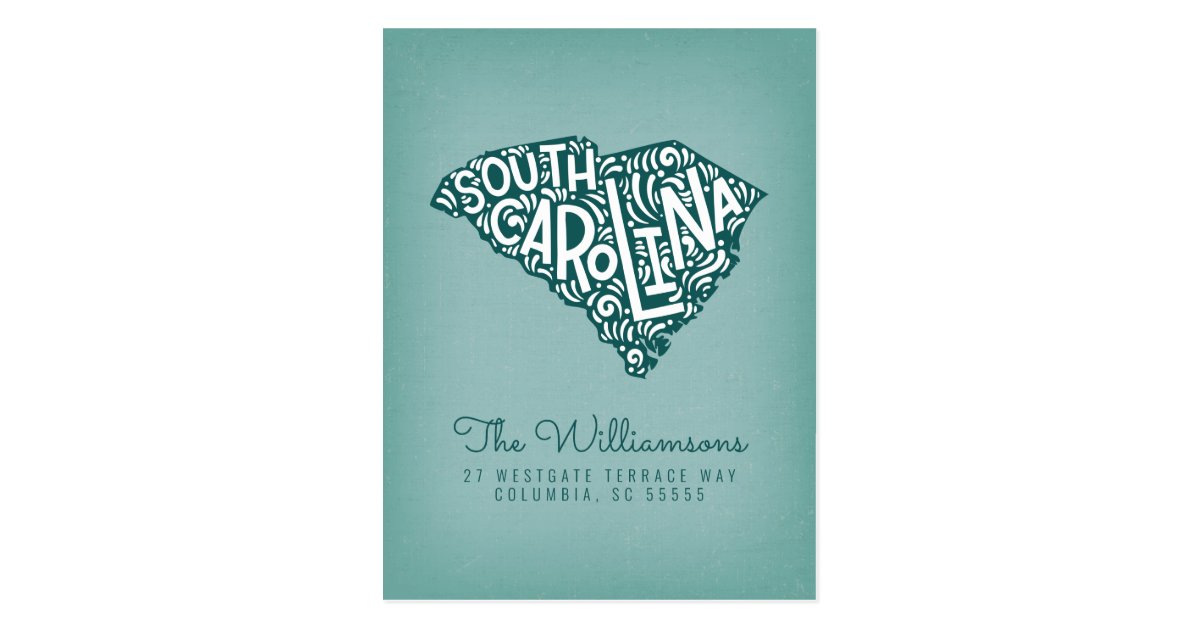 We've Moved | New Address | South Carolina Postcard | Zazzle.com