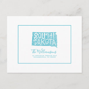 We've Moved New Address South Dakota Postcard