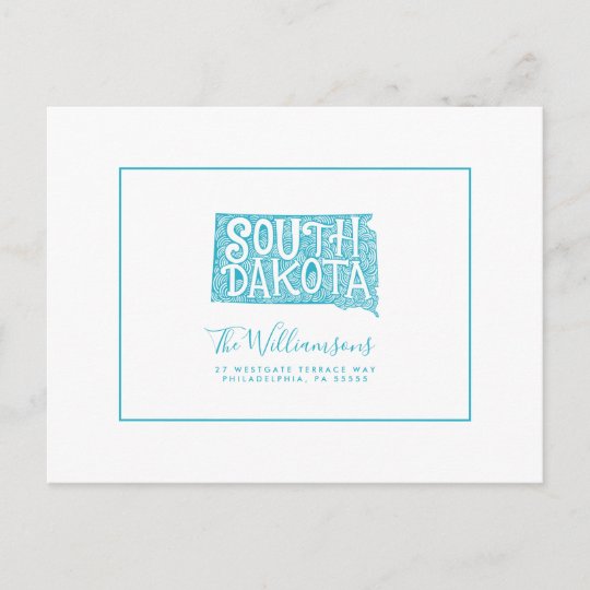 We've Moved New Address South Dakota Postcard