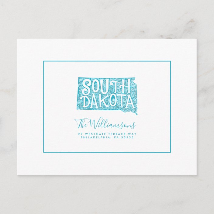 We've Moved New Address South Dakota Postcard