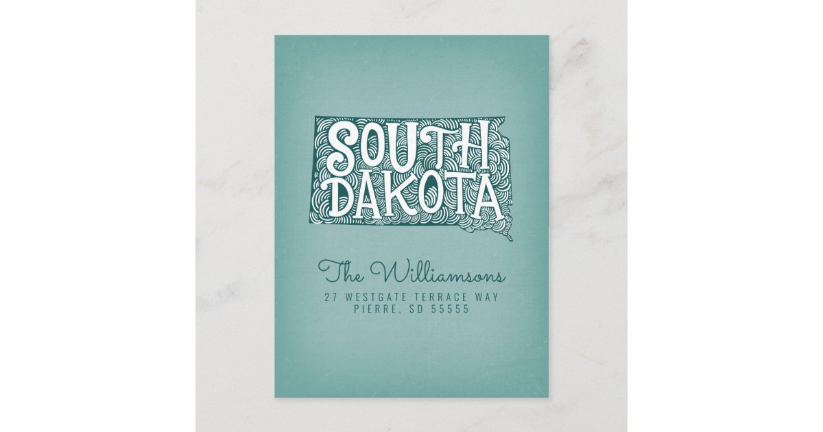 We've Moved New Address South Dakota Postcard Zazzle