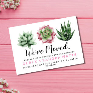 We've moved New address succulents cactus Announcement